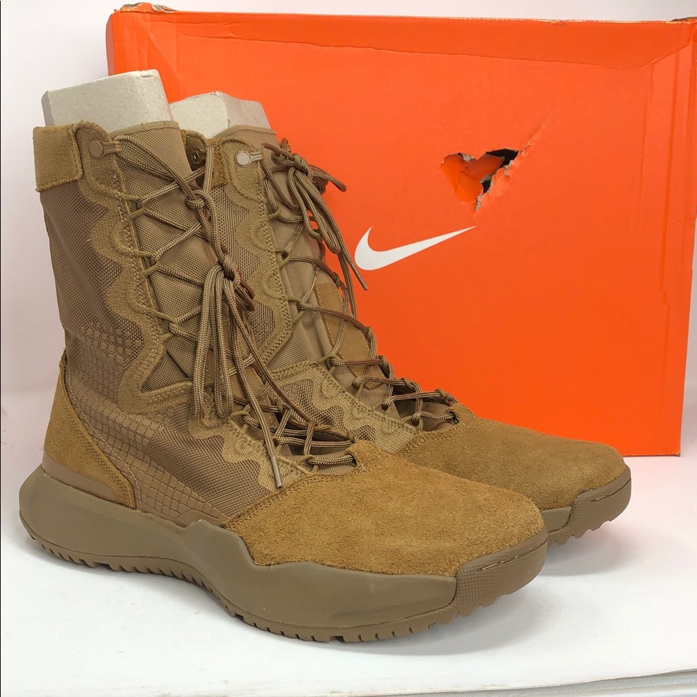 Nike Mens SFB B1 Coyote DD0007-900 Leather Military Tactical Boots - Size 14